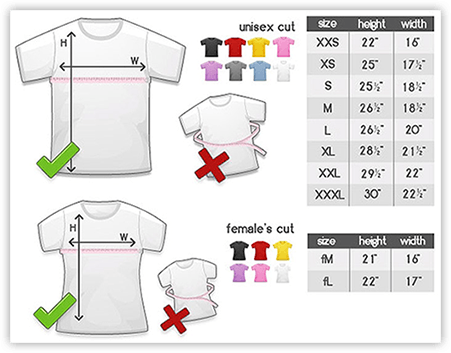 Just One You Size Chart